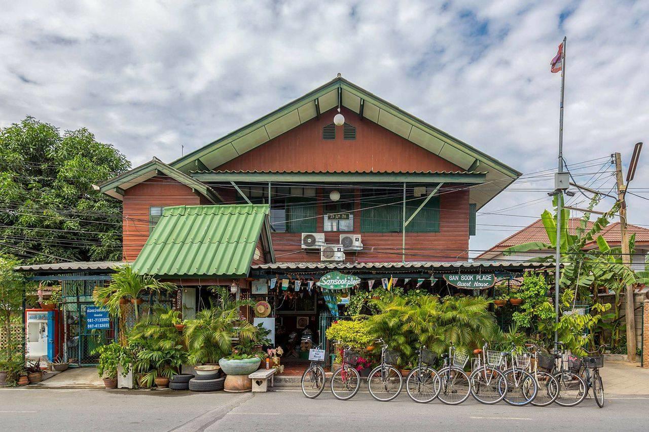 San Sook Place pensión Phra Nakhon Si Ayutthaya Exterior foto